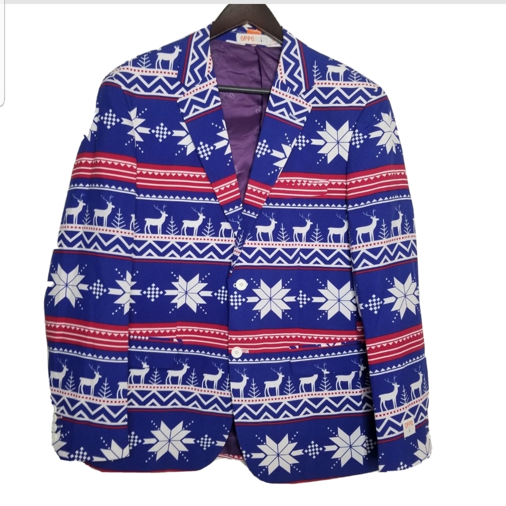 OPPOSUITS CHRISTMAS WINTER HOLIDAY JACKET US 42 / UK 42 / EU 52